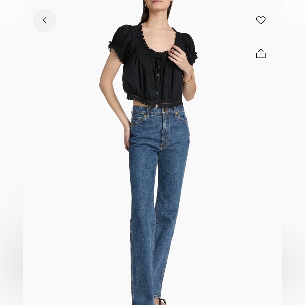 Doen Nera top, black, size L - Picture 3 of 7